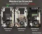 PS4 Laser Sledge KEM-490AAA z laserjem KES-490, nadomestni deli - slika 2