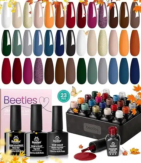 81oY6Iiga0L._SX466_ Beetles UV gel lak za nohte - 20 barvni - slika 1