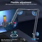 THRONMAX S5 nastavljivo stojalo za mikrofon, 360° rotacija - slika 5