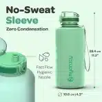 Hydracy 2L steklenica s časovnimi oznakami in slamico - slika 3