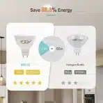 GY GU5.3 MR16 LED 7 W toplo bele žarnice, 6kosov - slika 3
