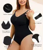 Junlan Body Shaper Junlan Ženski bodi za oblikovanje postave – brezšivni oblikovalec telesaspodnje perilo - slika 5