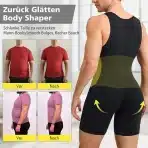 Junlan Shapewear moška enodelna spodnja majica za oblikovanje telesa - slika 4