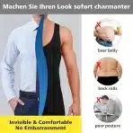 Junlan Shapewear moška enodelna spodnja majica za oblikovanje telesa - slika 3
