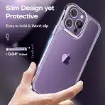 TAURI 5-in-1 Ovitek za iPhone 14 Pro z zaščitnimi filmi - slika 2