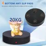 BAOSHISHAN električni vrtilni stroj, 20 cm, 20 kg nosilnost - slika 2