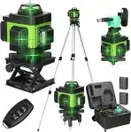 Samonivelirni križno linijski laser z stojalom