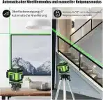 Samonivelirni križno linijski laser z stojalom - slika 3