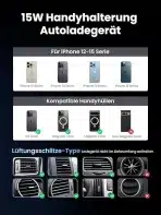 Brezžični Avtopolnilec za iPhone s 18 Magneti in 7,5W Polnjenjem - slika 6