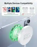 AMSKY 15W brezžični polnilec MagSafe z adapterjem - slika 4