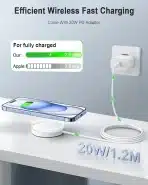 AMSKY 15W brezžični polnilec MagSafe z adapterjem - slika 7