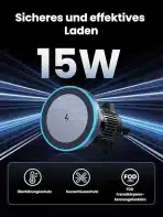 Brezžični Avtopolnilec za iPhone s 18 Magneti in 7,5W Polnjenjem - slika 5
