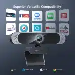 DEPSTECH 4K UHD spletna kamera z mikrofonom - slika 4