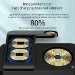 Brezžični polnilnik za Samsung Galaxy Z Flip/Z Fold/S22 Ultra/Note 20 Ultra, Galaxy Buds/Pro/+ - slika 6