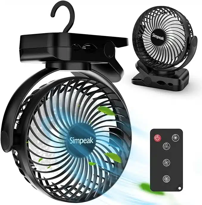 zadkos71E9Eo36-+L._AC_SX679_ Ventilator za kampiranje Simpeak 10000 mAh - slika 1