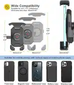 iMESTOU držalo za mobilni telefon za motorna kolesa 4"-7" - slika 5