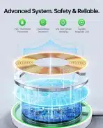 AMSKY 15W brezžični polnilec MagSafe z adapterjem - slika 2