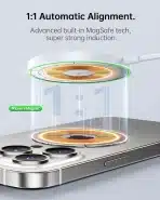 AMSKY 15W brezžični polnilec MagSafe z adapterjem - slika 3