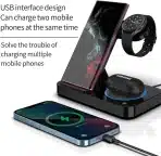 Brezžični polnilnik za Samsung Galaxy Z Flip/Z Fold/S22 Ultra/Note 20 Ultra, Galaxy Buds/Pro/+ - slika 3