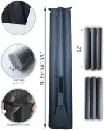 Sapphire Home Excluder tesnilo proti prepihu za vrata, 70 do 93 cm - slika 4