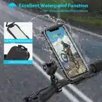 iMESTOU Vodoodporno Motociklistično Držalo 5,5"- 6,8" - slika 3