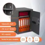 Brihard Business XL elektronski LCD sef - slika 6
