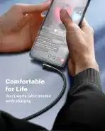 AUFU USB-C kabel z 180° kotno zasnovo, 3,1A hitro polnjenje - slika 2