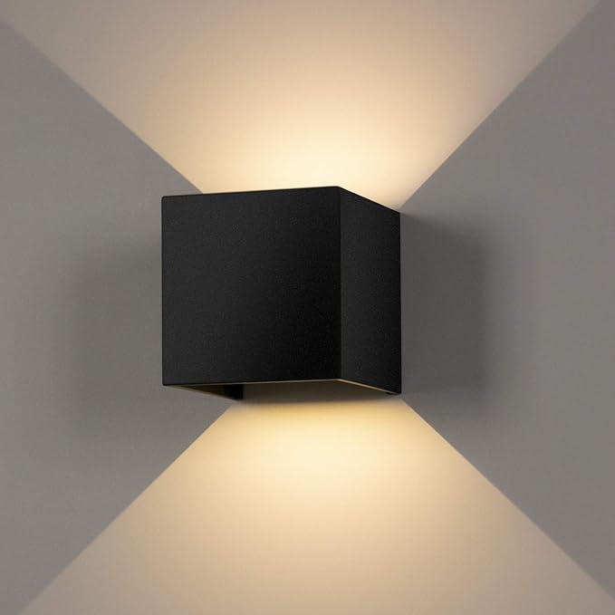 aaaaaaaa LEDMO 12W Zunanja Stenska Svetilka, 3000K Vodoodporna LED - slika 1
