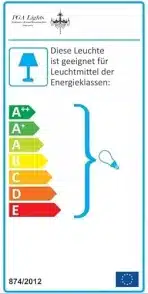 PGA Lights kristalni lestenec iz polnega stekla, premer 48 cm - slika 2