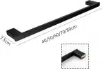 LKKUBC enojno držalo za brisače - 60 cm - slika 6
