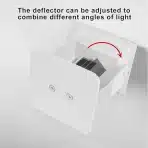 FUPE 6W LED Stenska Luč, IP65, 2 Kos, Za Notranjo/Zunanjo Uporabo - slika 6