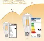 Aigostar E27 LED žarnica z žarilno nitko, 4 W (nadomešča 40 W) - 6 kosov - slika 5