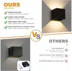 LEDMO 20 W LED Stenska Luč za Zunanjo in Notranjo Uporabo - 2 Kos - slika 5