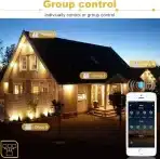Bluetooth LED vgradni reflektor, 10 kosov, nastavljiva topla in hladna bela svetloba - slika 5