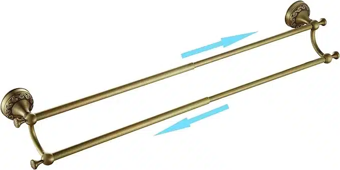 zadnjikos61qUyhviaAL._AC_SX679_ CASEWIND Kovinski nosilec za brisače, antik bron, montaža na steno - slika 1