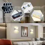 Kingwen 20 W LED Stenska Svetilka, 3000 K, IP65 Vodoodporna - slika 7