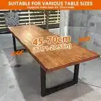 Homtone kovinske noge za mizo, 40 x 45 cm, 2 kosa - slika 2