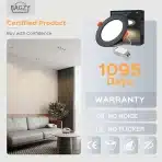 BAGZY LED Vgradna Svetilka, 180mm, 4000K, 18W, IP44, Črna - slika 4