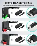 LEOFLA Napajalnik za Xbox 360 Slim - 135W - slika 3