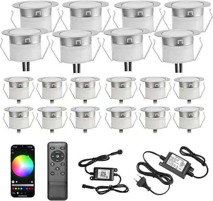 zadnjikos71S1M0E3K2L._AC_SX679_ GEYUEYA HOME LED talni vgradni RGB reflektorji - 20 kosov - slika 1