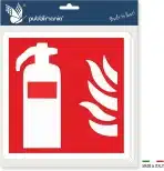 Set 4 nalepk gasilni aparat – PVC, 14,5 × 14,5 cm - slika 2