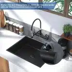 Stenska kuhinjska pipa DETBOM s 3/4" priključkom za pomivalni/pralni stroj - slika 3