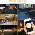 Bluetooth LED vgradni reflektor, 10 kosov, nastavljiva topla in hladna bela svetloba - slika 2