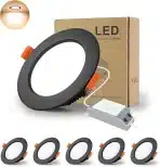BAGZY LED vgradni reflektorji, 5 kosov, 230 V, 500 Lumen 5W 3000K