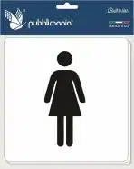 Pubblimania aluminijaste nalepke za sanitarije – 3 kosi - slika 2