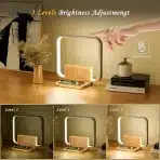 Nočna lučka z brezžičnim polnjenjem in budilko (10 W) - slika 5