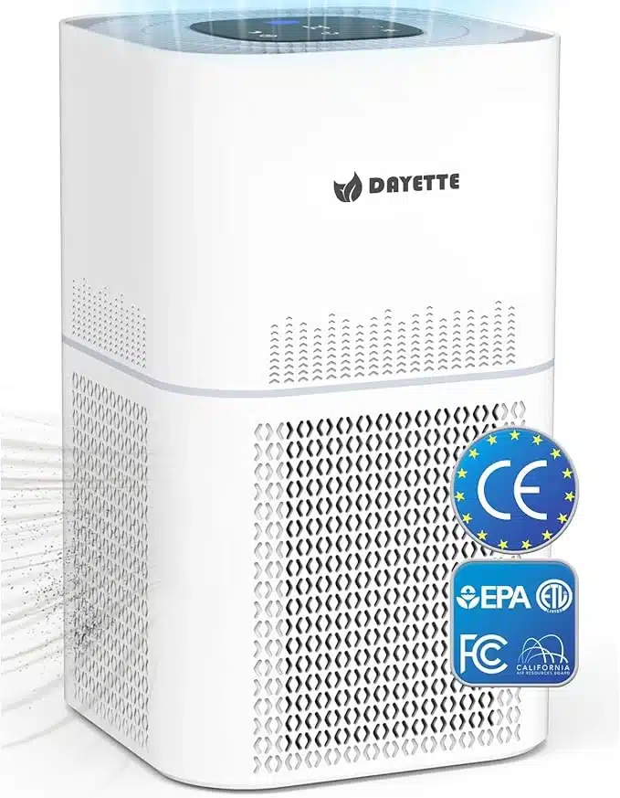 zadnjikos71kuPleZqSL._AC_SX679_ DAYETTE HEPA čistilec zraka, do 204 m², tih, učinkovit - slika 1