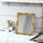 Funly mee Vintage 24 x 28 cm Dekorativno Ogledalo v Zlati - slika 6