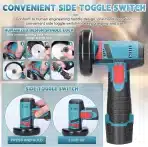 Mini kotni brusilnik WingFly, dve bateriji - slika 5