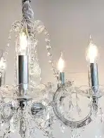 PGA Lights kristalni lestenec iz polnega stekla, premer 48 cm - slika 4